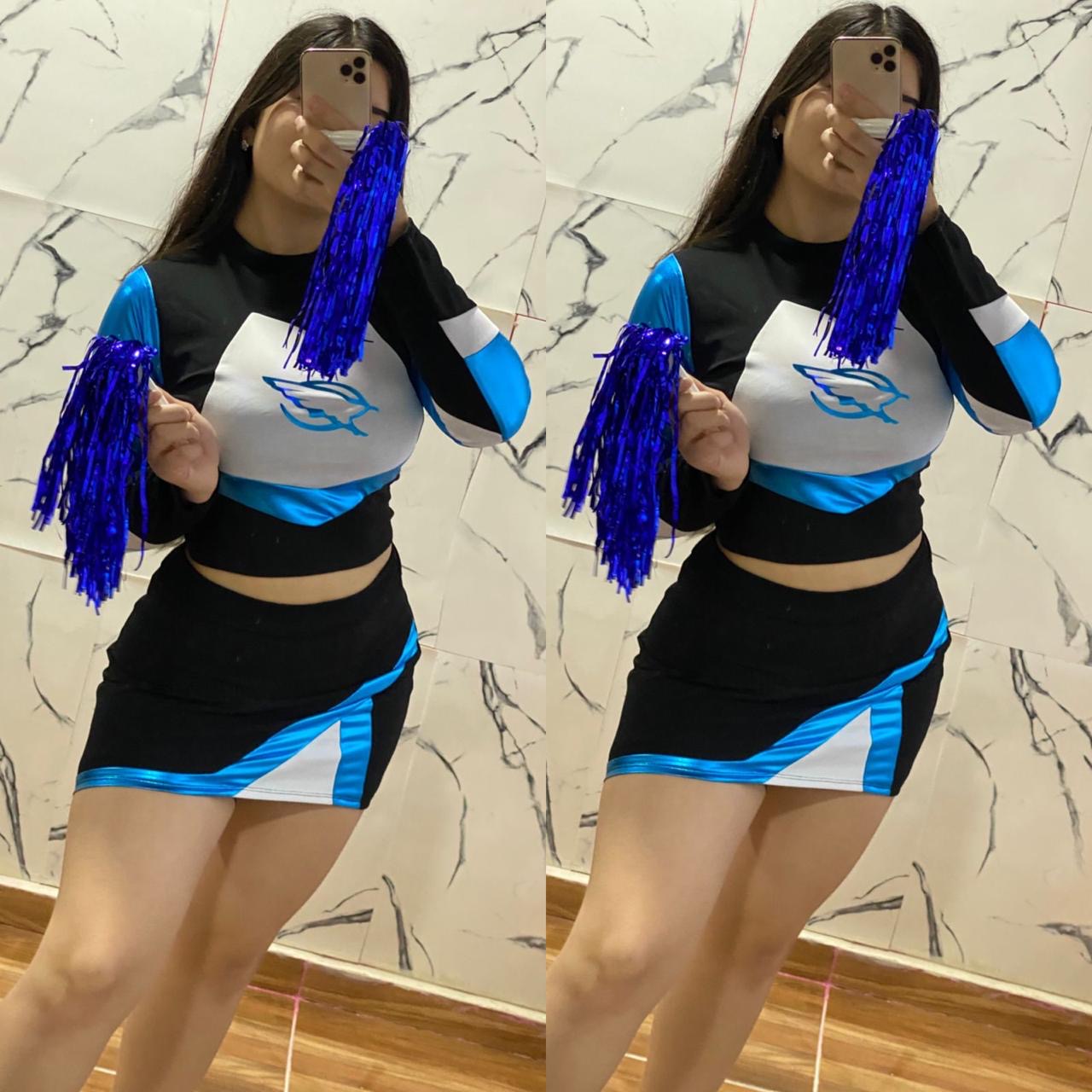 Disfraz Porrista Euphoria  
Incluye:
Falda 
Blusa 
Pompones de porrista